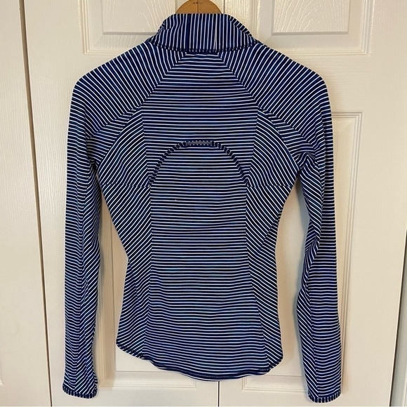 Athleta Running Half Zip Blue Lightweight Pullover Sweater Size XS - Picture 9 of 14